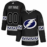 Customized Men's Tampa Bay Lightning Black Team Logos Fashion Adidas Jersey,baseball caps,new era cap wholesale,wholesale hats